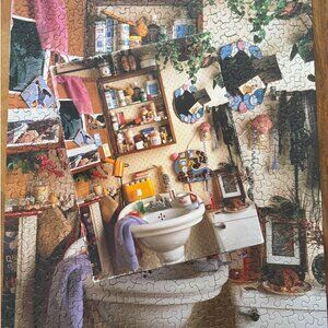 Puzzle 1988 Springbok  "Bathroom Sweet Bathroom" 500PCS Gift